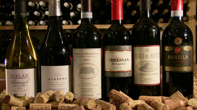Các loại rượu vang Ý đặc trưng