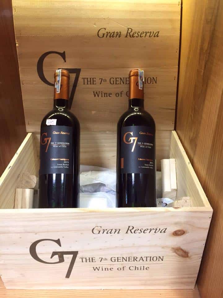 Rượu vang G7 Generation Gran Reserva Carmenere