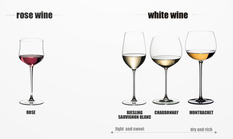 Loại kính phù hợp có thể tạo ra sự khác biệt rất lớn khi thưởng thức rượu vang. Mỗi loại dòng vang trắng sẽ phù hợp với các kiểu ly khác nhau cùng khám phá tiếp nhé!